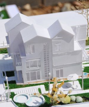三层萨伏伊别墅模型设计图