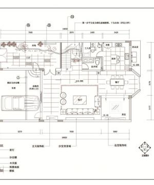 最新两层萨伏伊别墅设计总平面图