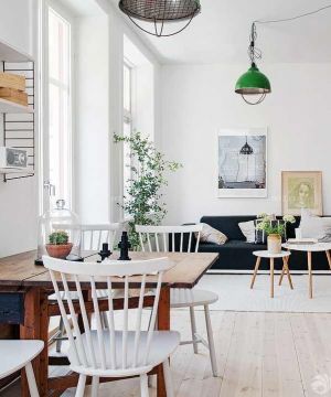 最新北欧风格一居室小户型室内装修效果图