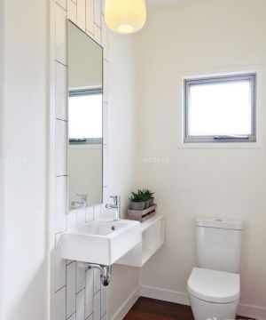 最新小户型家装家庭卫生间设计效果图