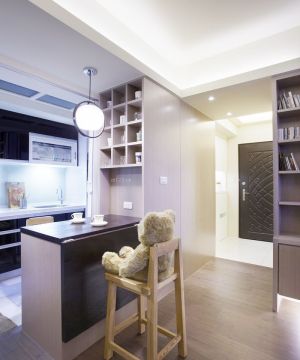 小户型玄关吧台设计装修图片大全