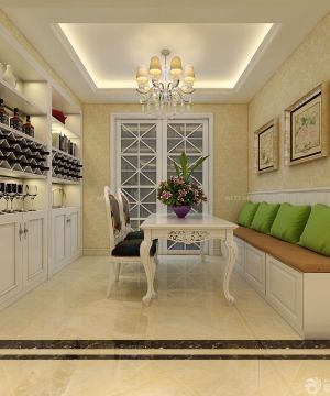 2025家庭餐厅酒柜装修设计效果图片