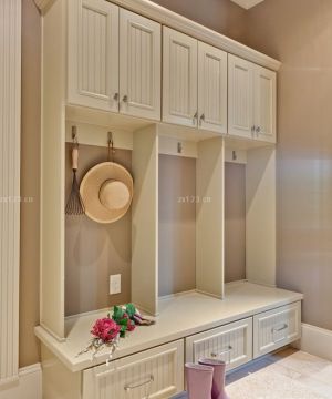 美式家装室内多功能鞋柜装修效果图大全2025图片