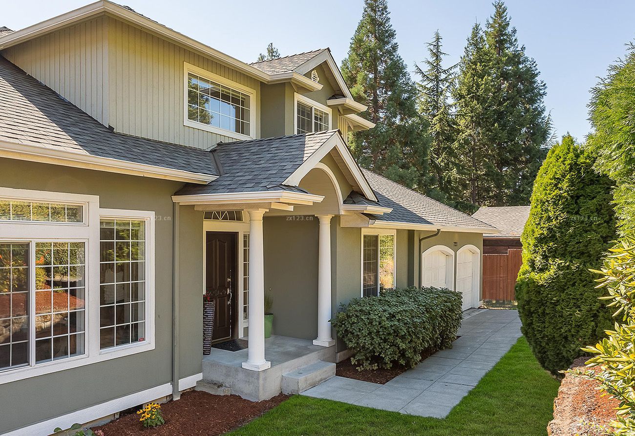 乡村别墅建筑外墙装修设计效果图大全2025图片