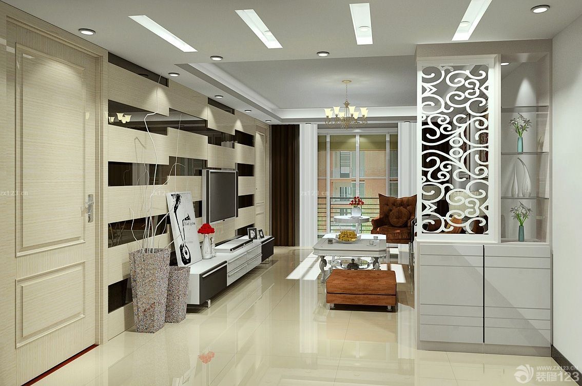 鞋柜简约现代装修风格效果图2025款