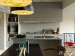 2023简约吊灯开放式厨房装修设计效果图片
