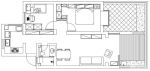2023经典100平方别墅两居室装修设计图纸
