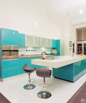 100平米精美房子开放式厨房装修设计图片大全