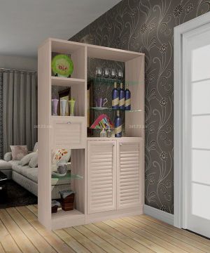 鞋柜简约装修风格效果图2025款