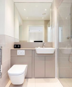 最新现代设计小户型卫生间装修效果图大全2025图片