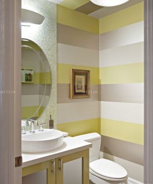 小户型卫生间墙纸背景墙装修效果图大全2025图片