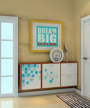 最新进门玄关鞋柜装修效果图片大全