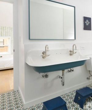 55平米小户型卫生间洗手池装修效果图片大全