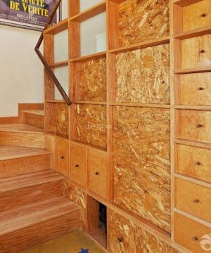 家庭室内楼梯间鞋柜装修效果图片大全2023