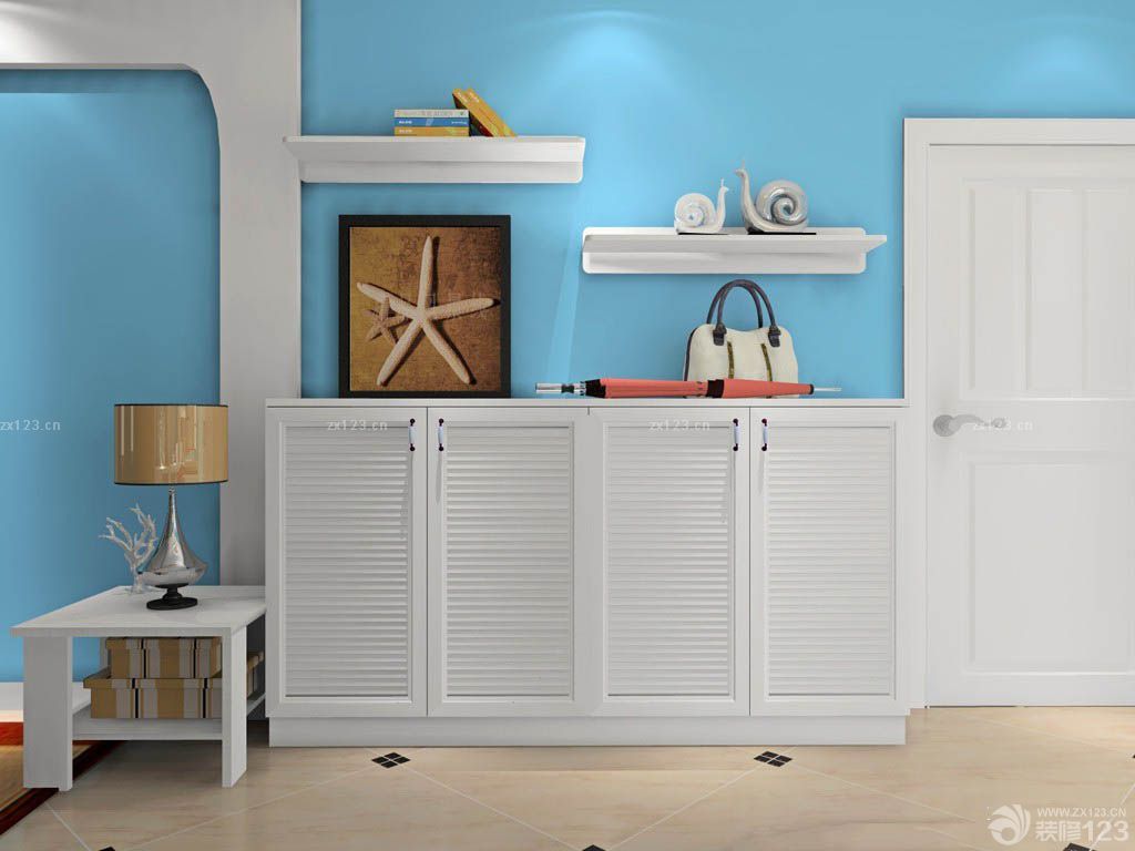 现代欧式鞋柜设计装修效果图2025款