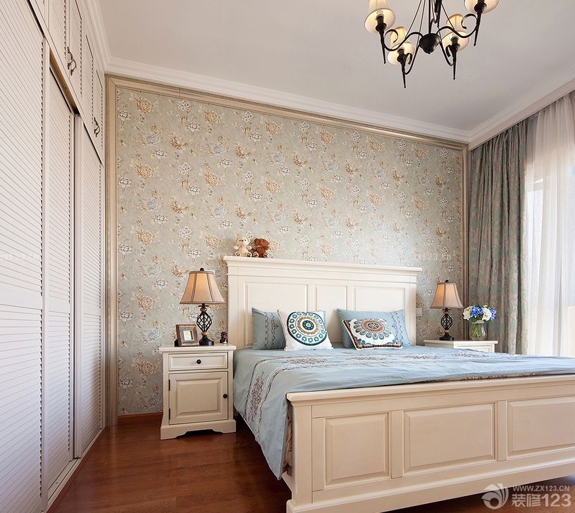 家庭卧室背景墙壁纸装修效果图大全2025图片小户型