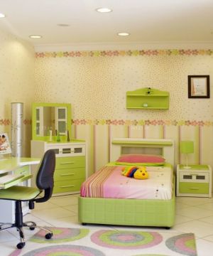唯美小户型儿童房间设计装修效果图