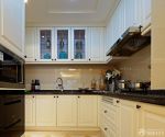 小户型房子厨房白色橱柜装修效果图片大全