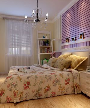 简单的现代美式房子小卧室装修设计图片