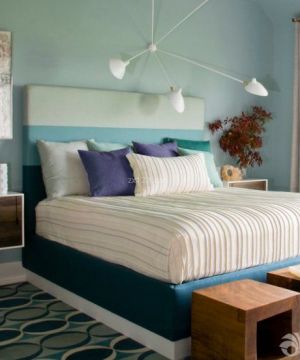 美式小户型卧室地毯装修效果图大全2023图片