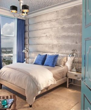 最新小户型卧室床头软包背景墙装修效果图大全2023图片