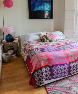 小户型住宅美式卧室装修效果图大全2023图片