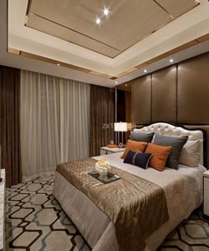 新古典装修110平米三居室卧室案例欣赏