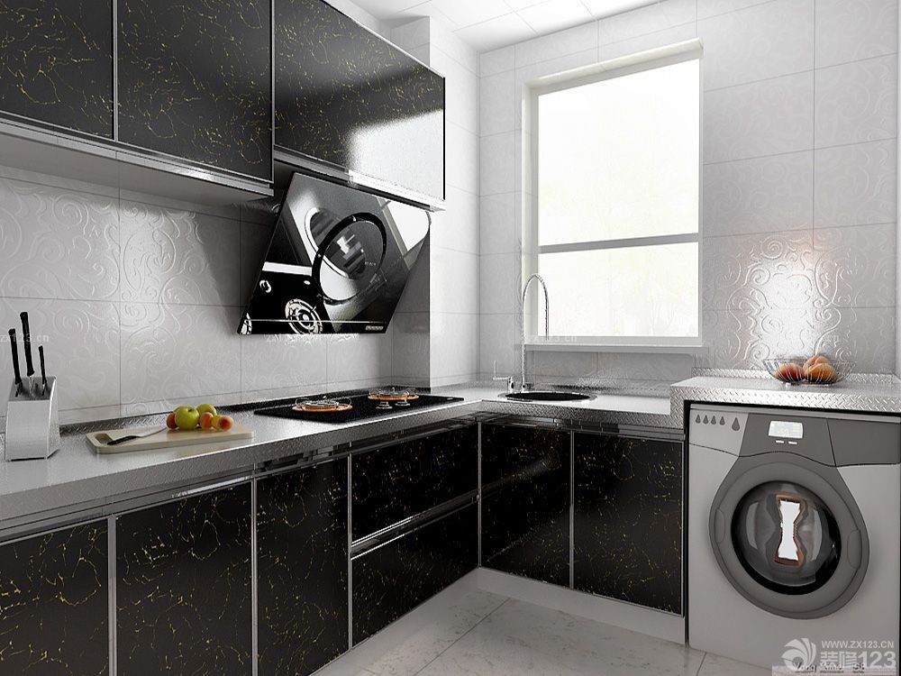 2025整体厨房烤漆橱柜装修效果图片