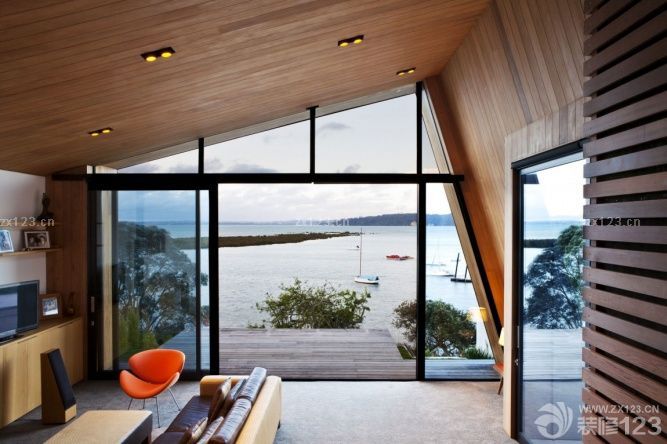 北欧风格木质吊顶装修效果图片