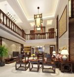 2025最新中式客厅电视背景墙造型设计装修效果图