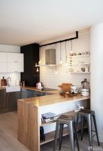 40小户型开放式厨房装修效果图片