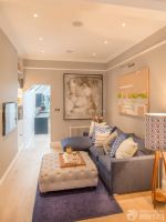 最新美式小户型小客厅电视背景墙装修效果图大全2025图片