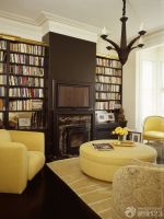 美式家装风格小户型客厅电视背景墙装修效果图大全2025图片