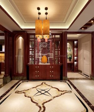 最新过道玄关斗柜装修效果图片欣赏