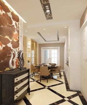 2025特色简约家装玄关鞋柜设计装修效果图片