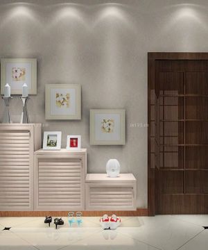 2025田园家装鞋柜设计装修效果图片大全