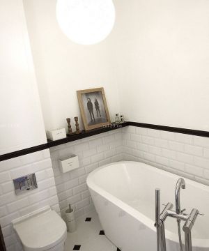 家装卫生间浴室简约吊灯装修效果图