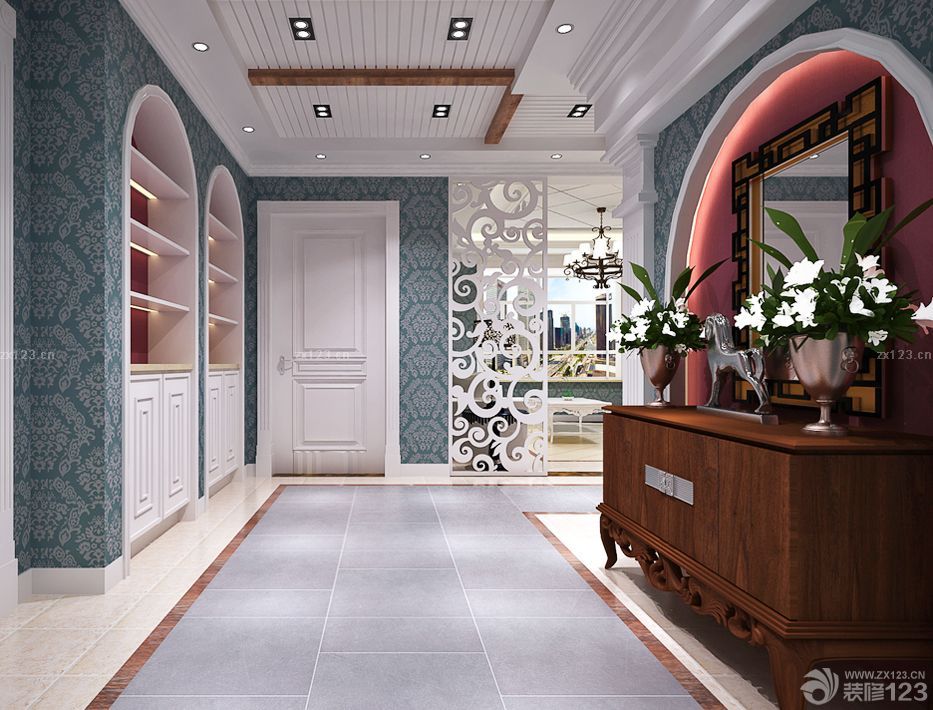 2025经典简欧家装鞋柜设计装修效果图