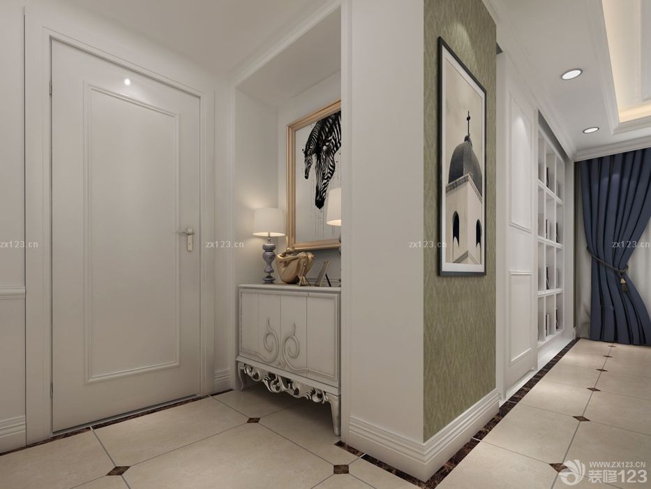 最新简欧风格家装鞋柜设计装修图片大全2025