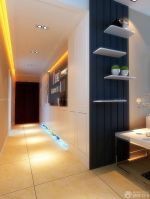 经典到顶鞋柜设计装修效果图