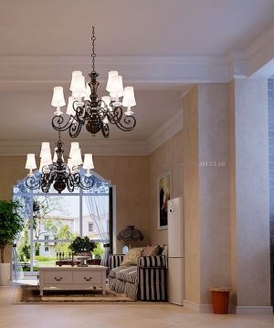 2025经典家装客厅花架设计装修效果图片