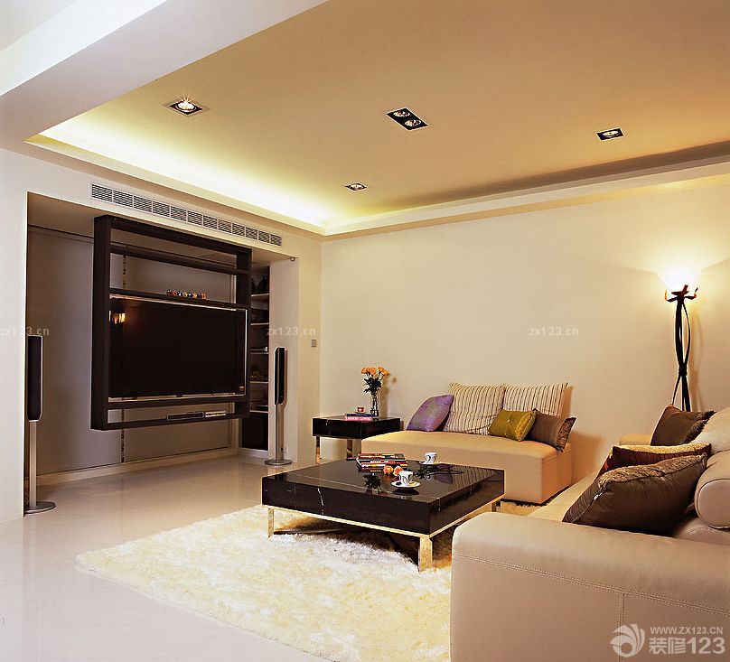 小户型小客厅电视墙装修效果图大全2023图片客厅