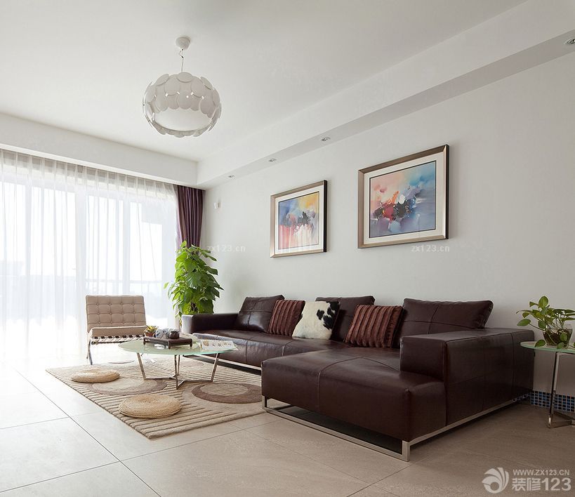 简约风格小户型装修效果图大全2025图片客厅