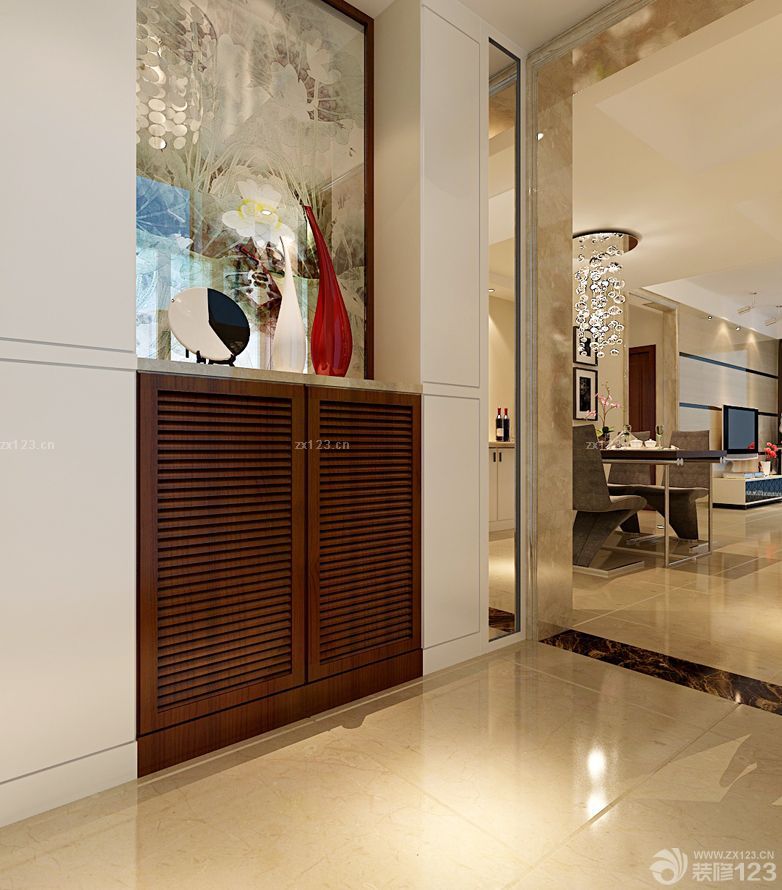 2025特色现代风格入户鞋柜装修效果图大全