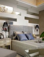 2025现代混搭小户型卧室床头背景墙装修图片欣赏