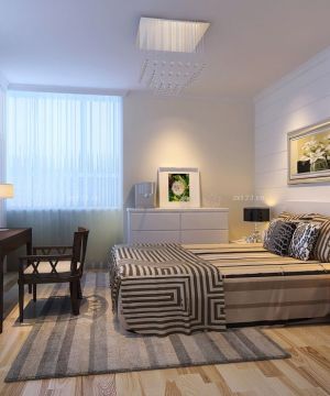 2023最新房子双人床装修设计图片大全120平方