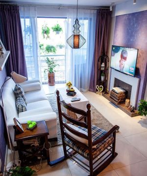 混搭风格小户型小客厅装修效果图大全2025图片