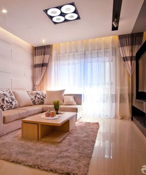 小户型客厅沙发背景墙装修效果图大全2025图片