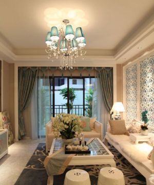 小户型混搭风格室内客厅装修效果图大全2025图片