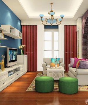 2025小户型装修风格混搭客厅设计效果图片